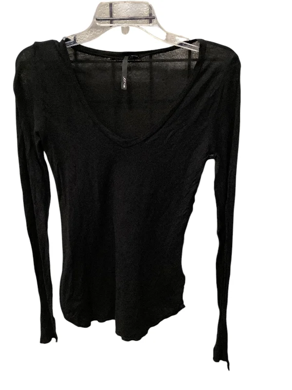 women's tops in solid colorsTop Long Sleeve By Joes Jeans In Black, Size: L