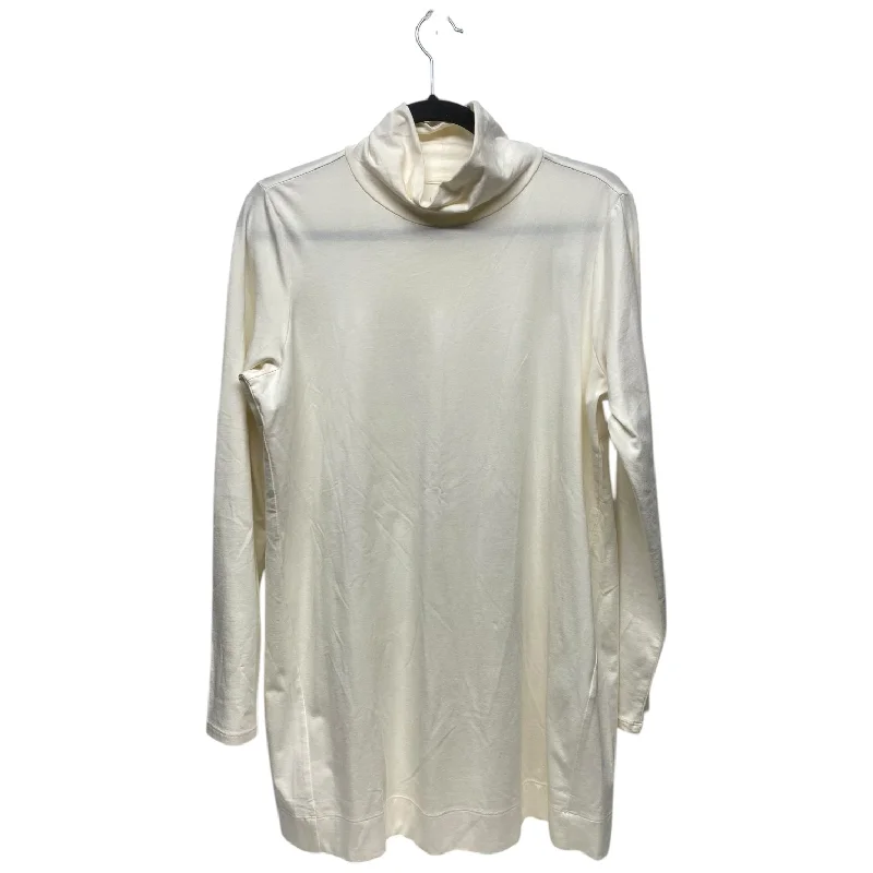 women's tops for those who want to stay updated with the latest fashion trendsTunic Long Sleeve By J. Jill In Cream, Size: M