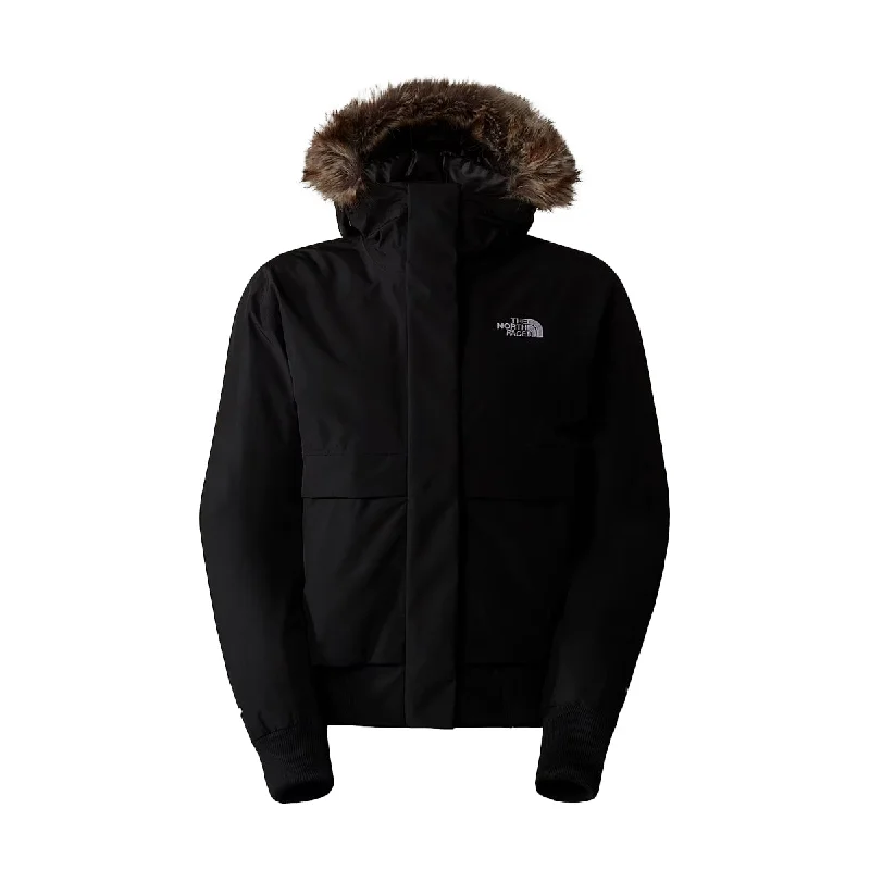 trendy women's coatsThe North Face Womens Arctic Bomber Jacket NF0A84IY-4H0 Black NPF