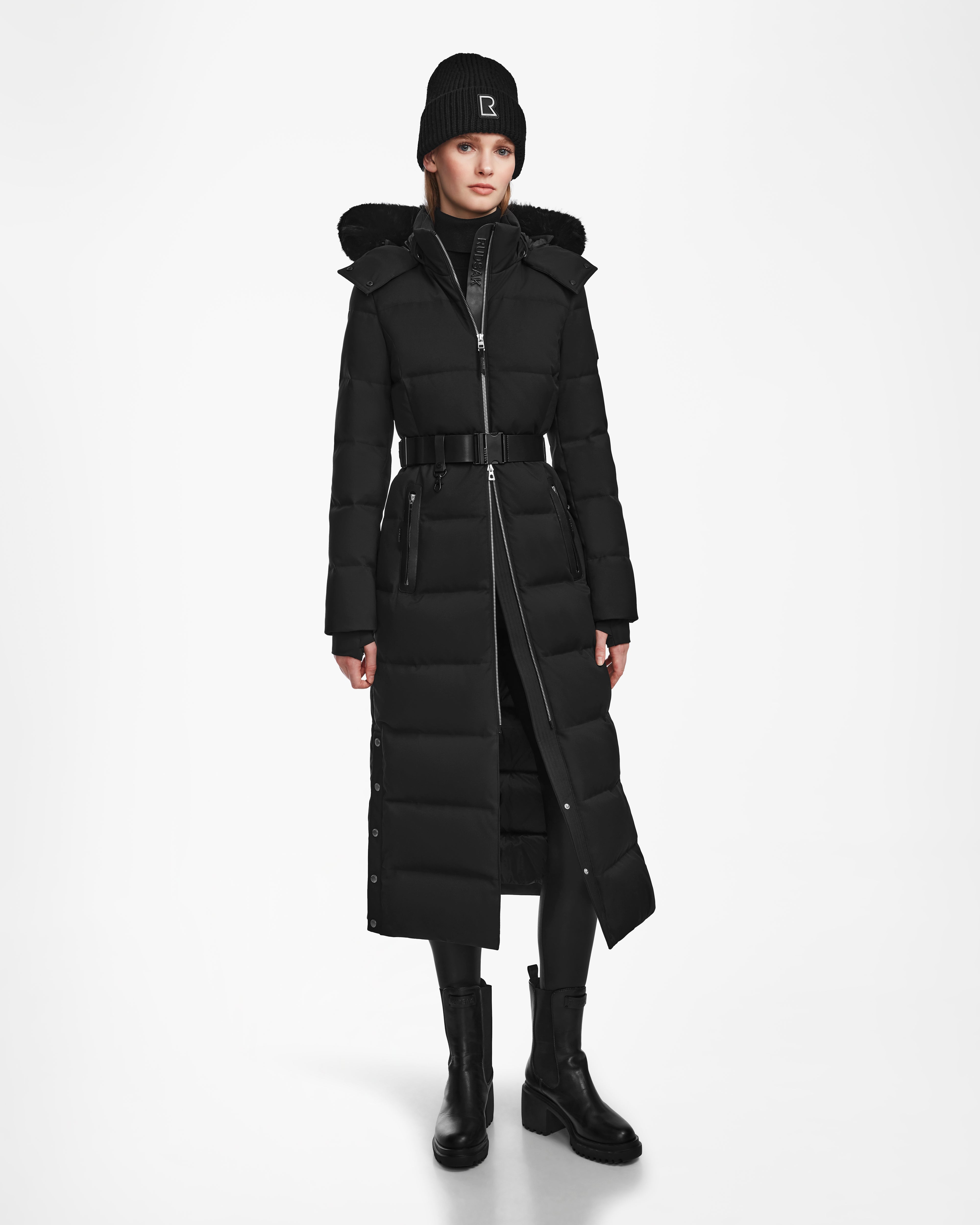 women's coats for fashion-forward individualsIZABELLA - L124541 Black