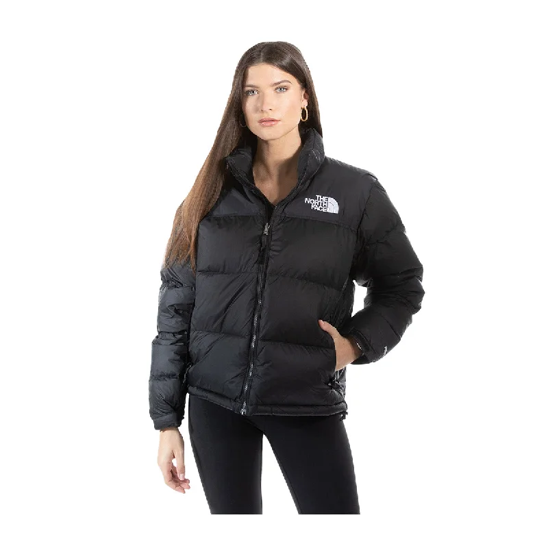 women's coats in bold colorsThe North Face Womens 1996 Retro Nuptse Jacket NF0A3XEO-LE4 Recycled Black