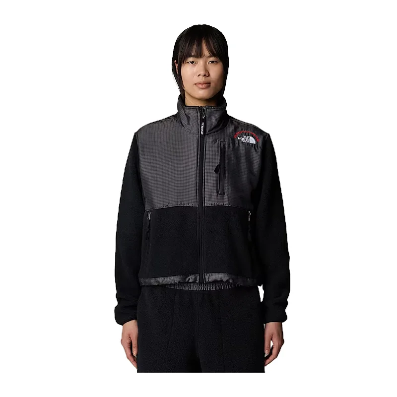 women's coats for fashion-conscious professionalsThe North Face Womens Retro Denali Jacket NF0A88YR-4O4 Black/Moonstone Grey