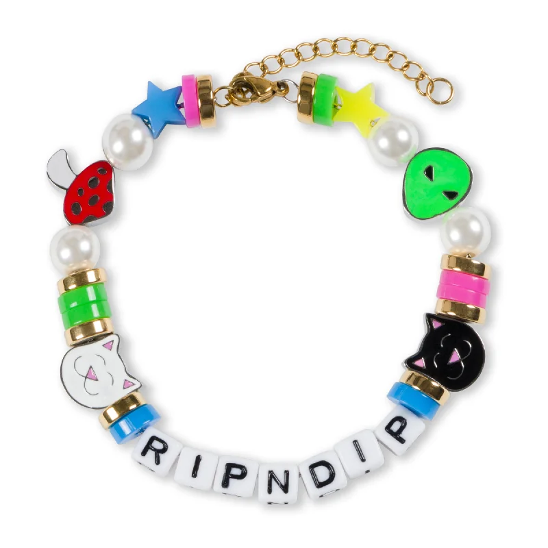 satin women's topsRipndip Plur Beaded Bracelet (Multi)