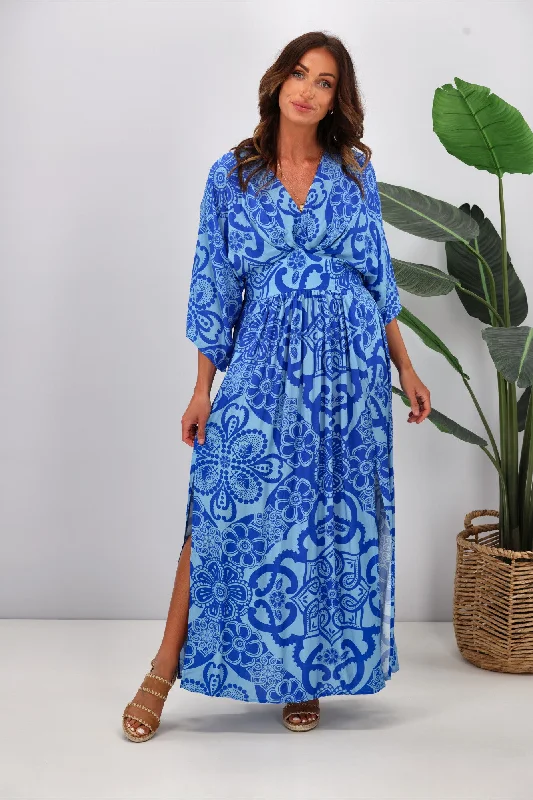 women's off-the-shoulder dressesDreamcatcher Florence Midi Dress Blue