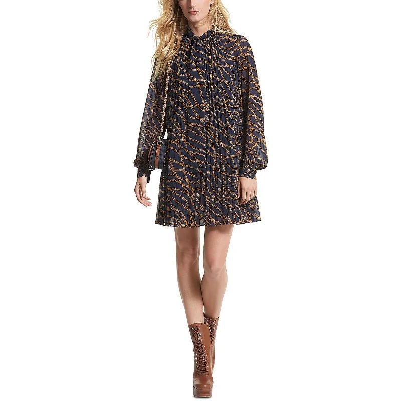 Bridesmaid DressMICHAEL Michael Kors Womens Printed Mini Mini Dress