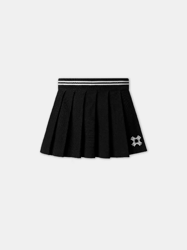 women's tops for those who appreciate subtle and muted tonesWOMEN - WOMEN'S MA QUAD PLEATED MINI SKIRT - Black