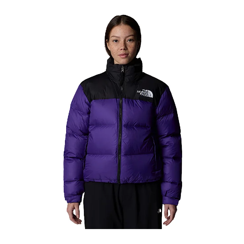 women's stylish coatsThe North Face Womens 1996 Retro Nuptse Jacket NF0A3XEO-S96 Peak Purple/Black