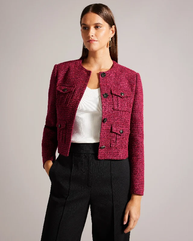 women's coats with embroidered patternsPENNIO