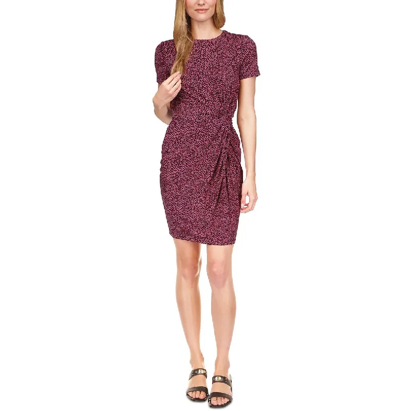 Evening DressMICHAEL Michael Kors Womens Printed Above Knee Mini Dress