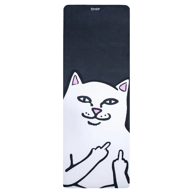 women's tops with asymmetrical designsLord Nermal Yoga Mat (Black)