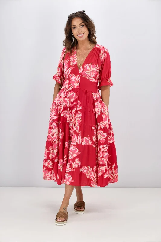 Wrap DressAvamia Amalia Midi Dress Pink