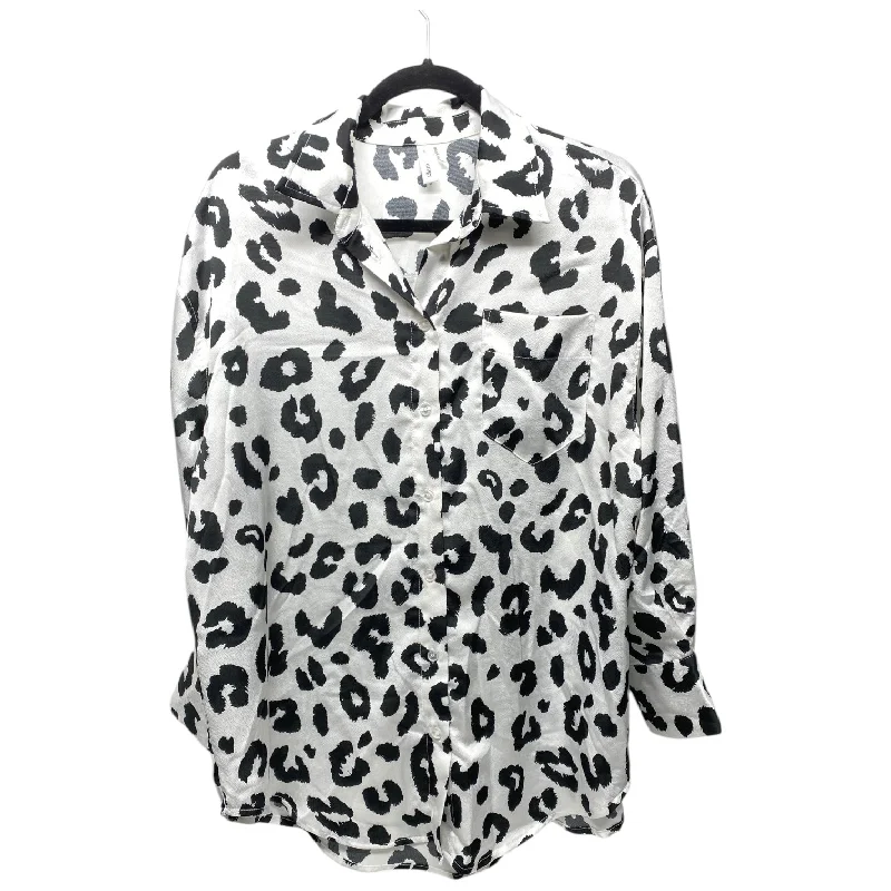 women's tops for fashion-conscious professionalsTop Long Sleeve By Glam In Animal Print, Size: S