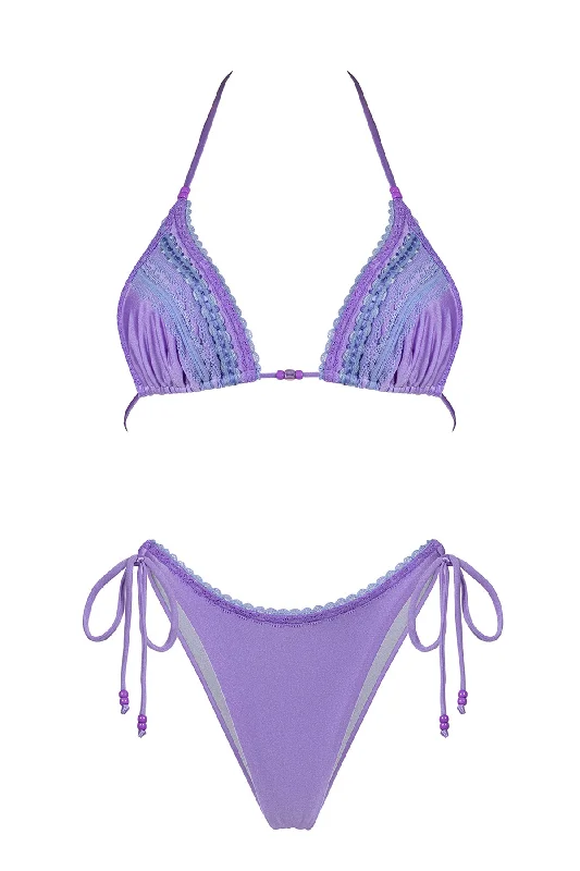 Scoop-Neck Female SwimwearIRENE Bikini Set