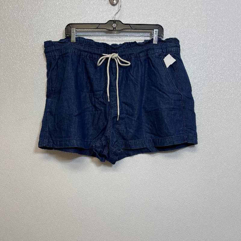 women's buttoned shortsShorts By Loft In Denim, Size: Xxl