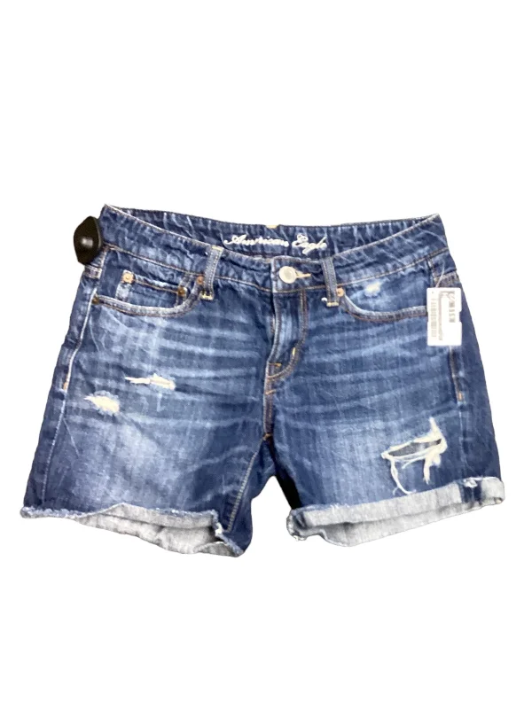 women's dress shortsShorts By American Eagle In Blue Denim, Size: 0