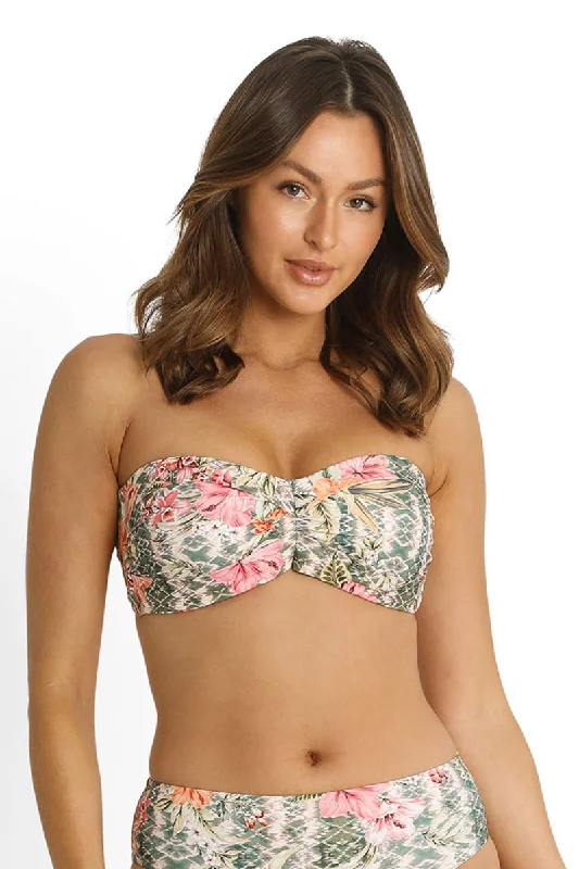 Cover-Up Female SwimwearSunseeker Mai Tai D/DD Wrap Bandeau Bra