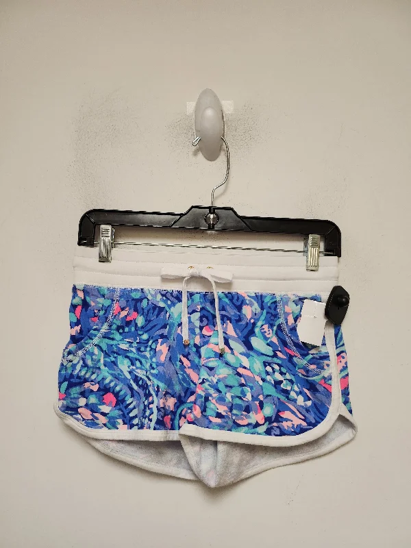 women's cool shortsShorts By Lilly Pulitzer In Blue & White, Size: 2