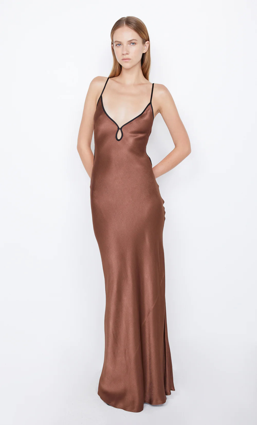 Long-Sleeve DressCedar City Maxi Dress - Chocolate Black