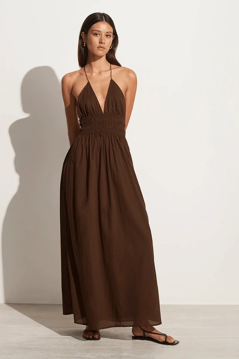 Animal Print DressBisetta Maxi Dress - Chocolate