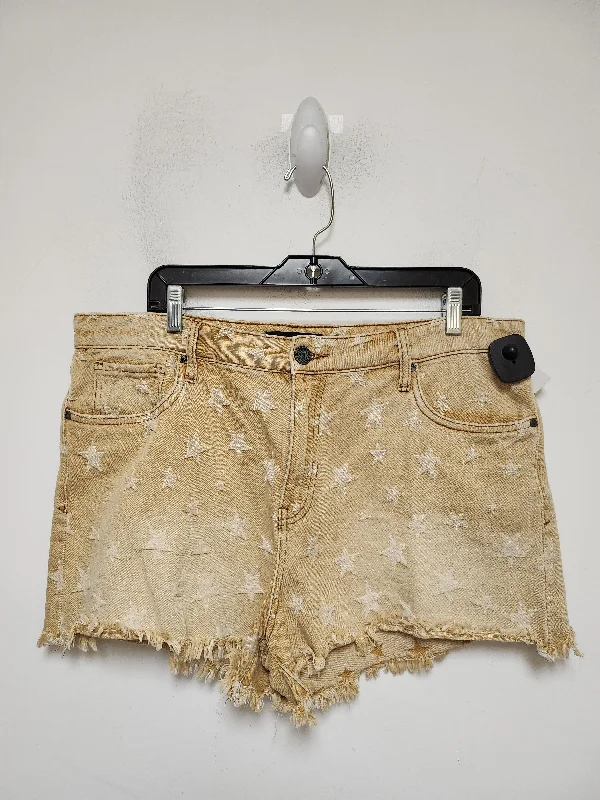 women's vintage shortsShorts By Kut In Tan Denim, Size: 16