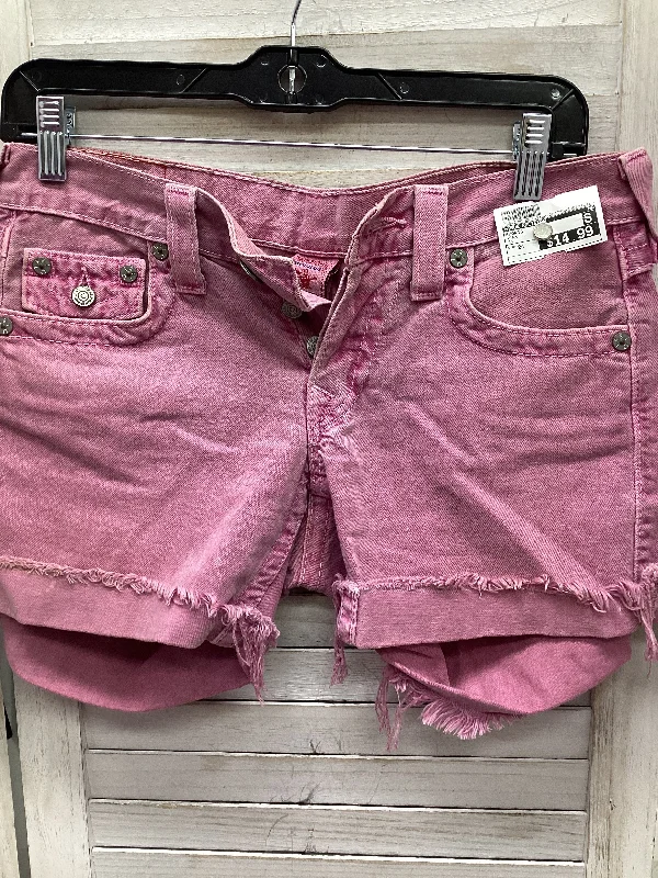 women's dressy denim shortsShorts By True Religion In Pink, Size: 24