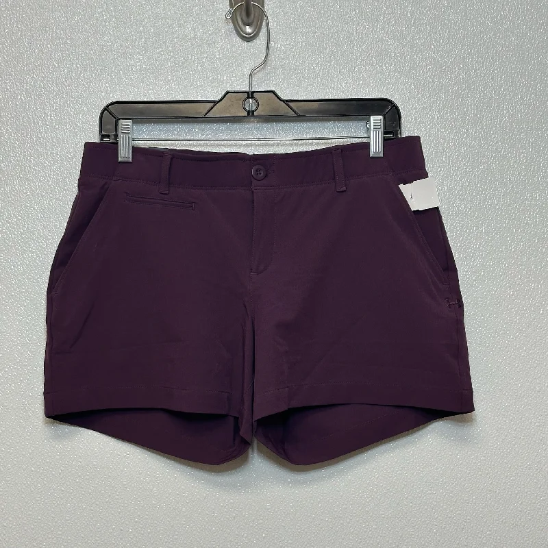 women's satin shortsShorts By Under Armour In Burgundy, Size: 10