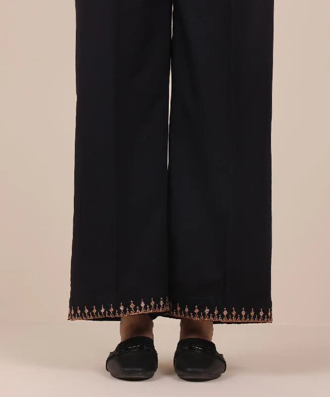 women's tops for picnics in the parkEmbroidered Dobby Culottes