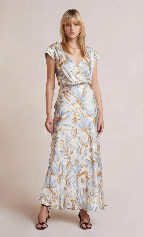 women's ruffle dressesStella Maxi Dress - Print