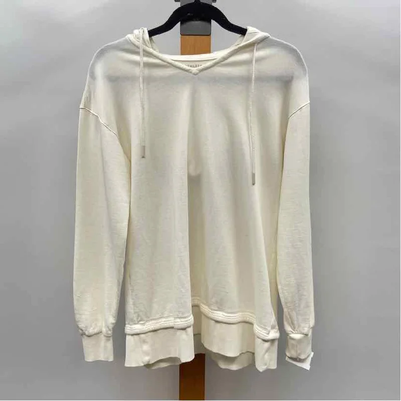 women's tops for relaxed weekendsAthleta Women's Size XS Ivory Solid Long Sleeve Shirt