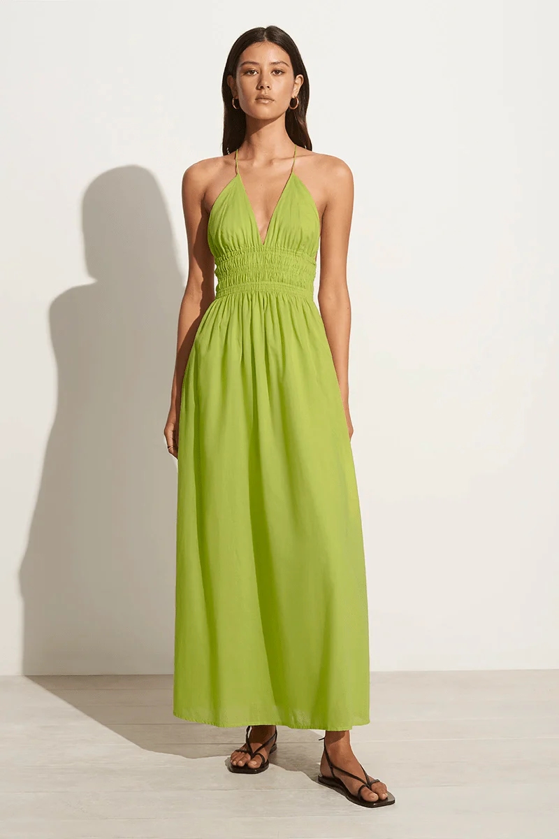 Spaghetti Strap DressBisetta Maxi Dress - Kiwifruit