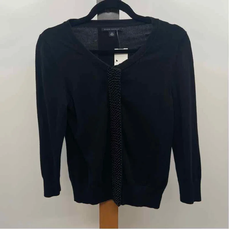 women's tops for those who want to create outfits that are both trendy and timelessBanana Republic Women's Size S Black Beaded Cardigan