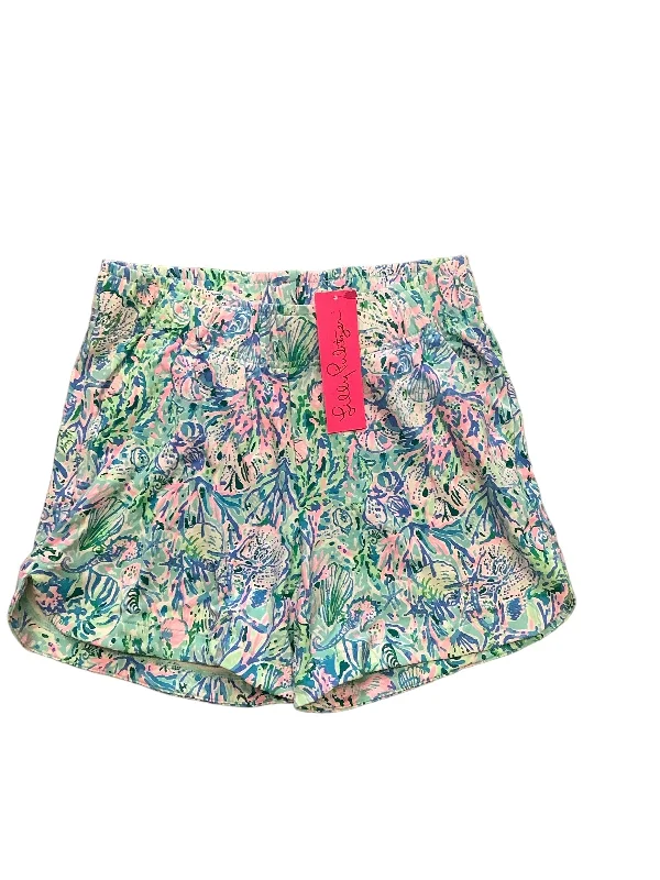 women's multi-pocket shortsShorts By Lilly Pulitzer In Blue & Green, Size: Xs