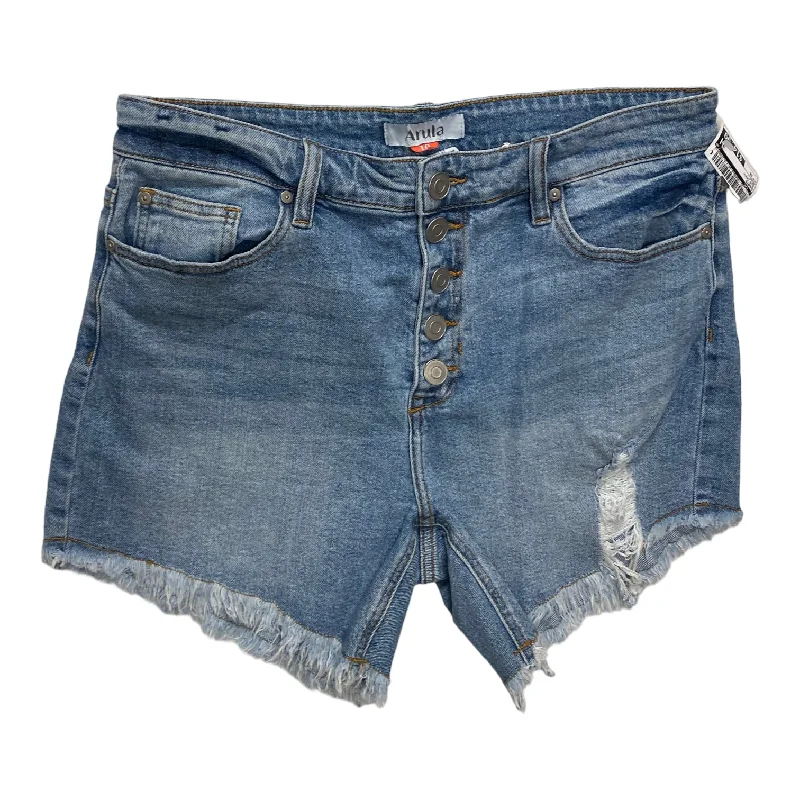 women's solid-color shortsShorts By Cmc In Blue Denim, Size: 10