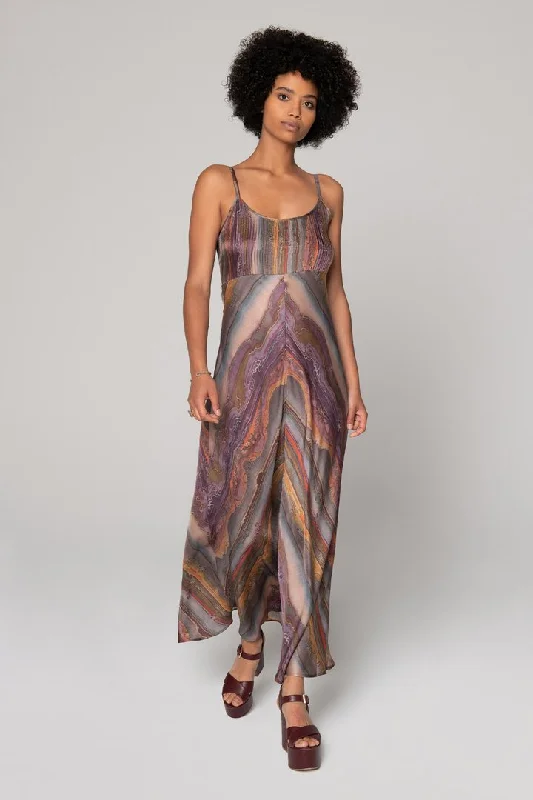 Velvet DressLost Horizon Bias Maxi Dress - Multi