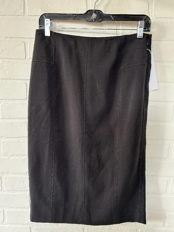 women's denim skirtsBlack Skirt Midi White House Black Market, Size 6