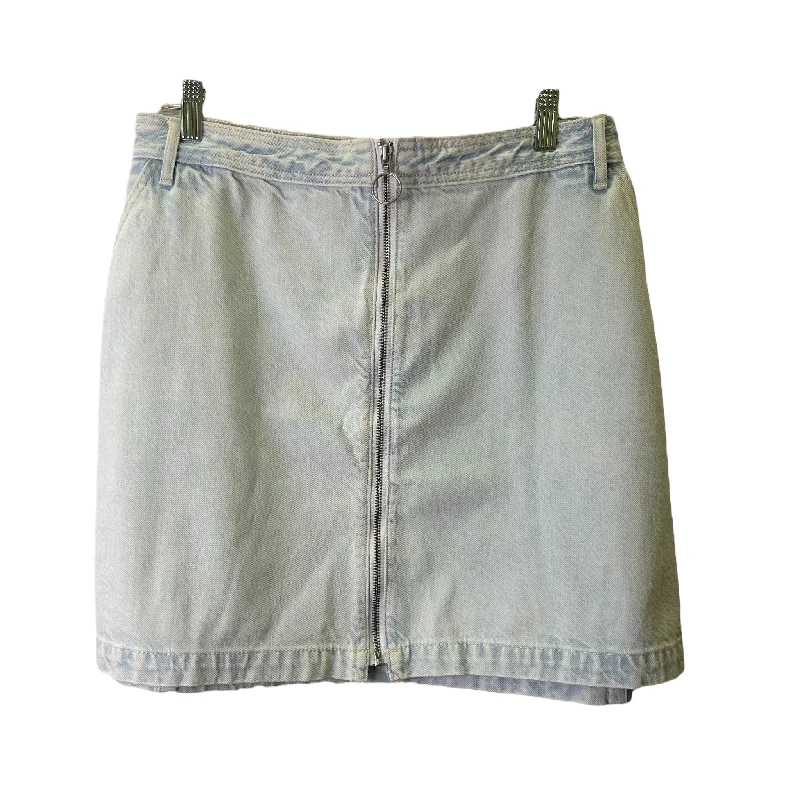 women's elastic-waisted skirts for pregnancyBlue Skirt Mini & Short By American Eagle, Size: 3x