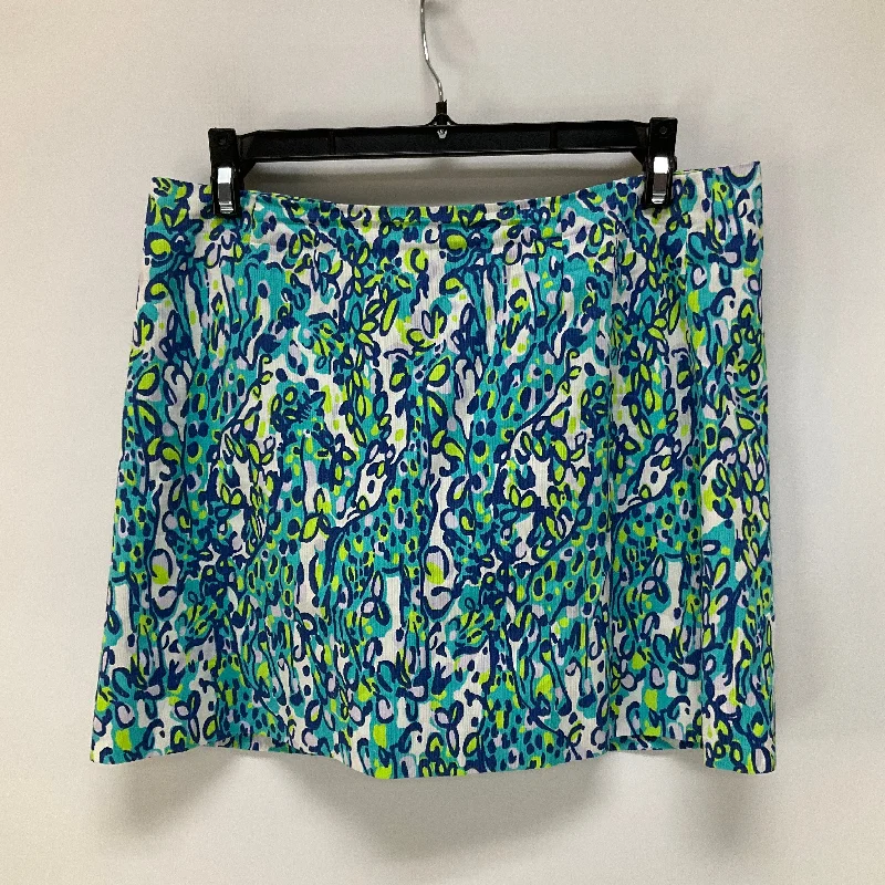 women's handmade casual skirtsBlue Skirt Mini & Short Lilly Pulitzer, Size 4