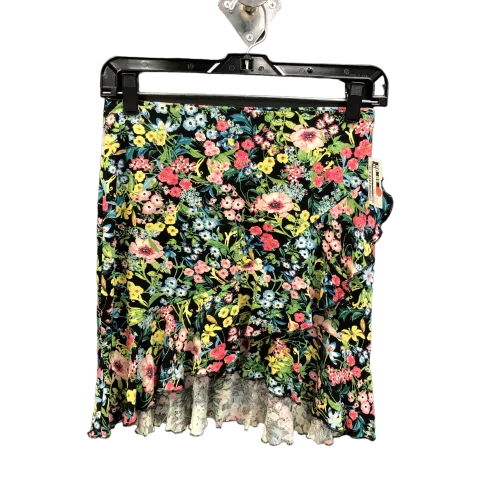 women's stretch skirtsFloral Print Skirt Mini & Short H&m, Size S