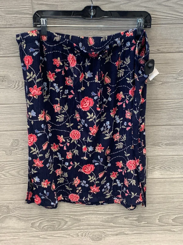 women's fair-trade solid-color skirtsFloral Print Skirt Mini & Short Jaclyn Smith, Size 20