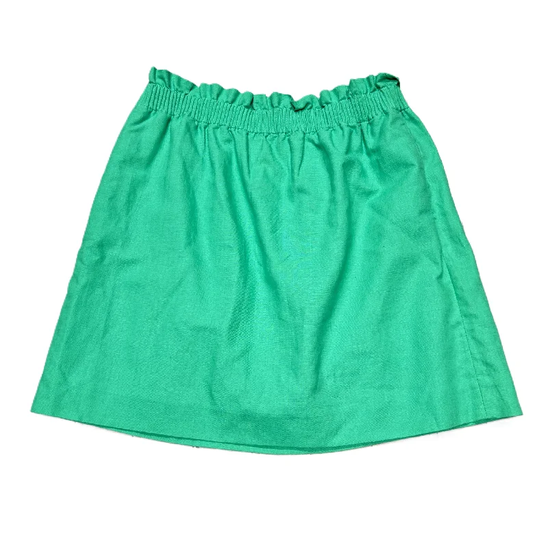 women's A-line skirtsGreen Skirt Mini & Short By J. Crew, Size: M