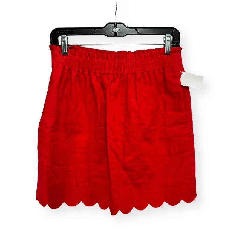 women's midi skirtsLinen Red Skirt Mini & Short J. Crew, Size 6