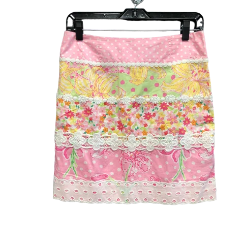 women's formal skirtsPink Skirt Designer Lilly Pulitzer, Size 2