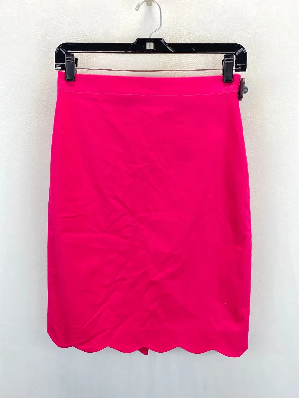 women's satin skirtsPink Skirt Midi J.michelle, Size 00