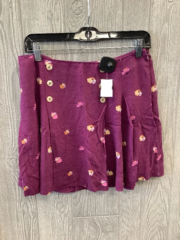 women's elastic waist skirtsPurple Skirt Midi Free People, Size 6