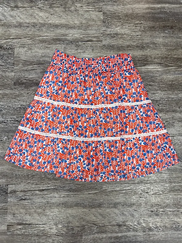 women's casual skirtsRed Skirt Midi J. Crew, Size Xs