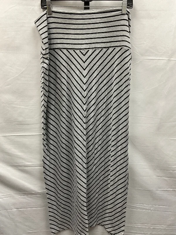 women's silk skirtsStriped Pattern Skirt Maxi Athleta, Size Xl