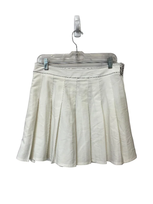 women's woven skirtsWhite Skirt Mini & Short Shein, Size L