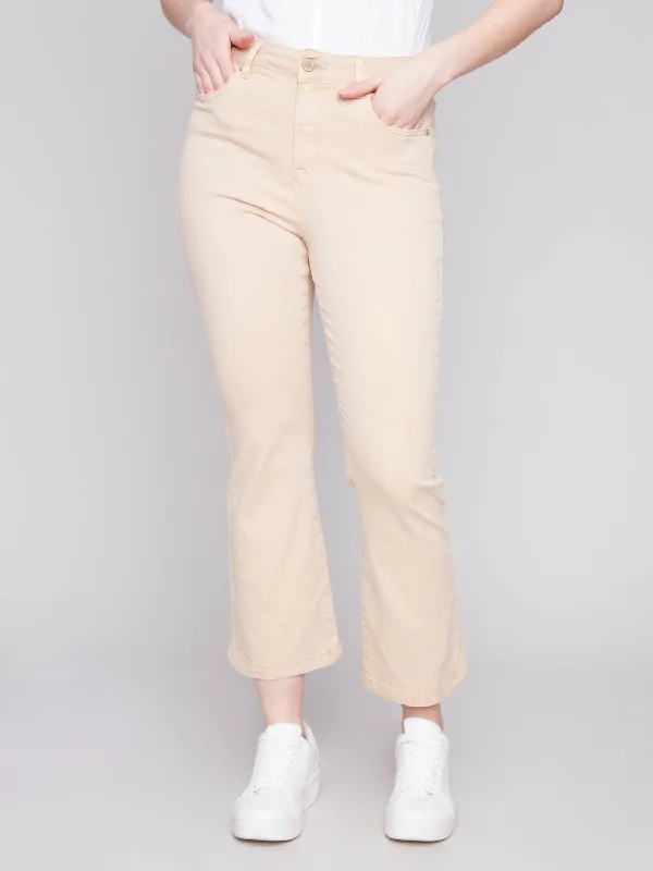 women's ripped pantsBootleg Stretch Pant In Corn