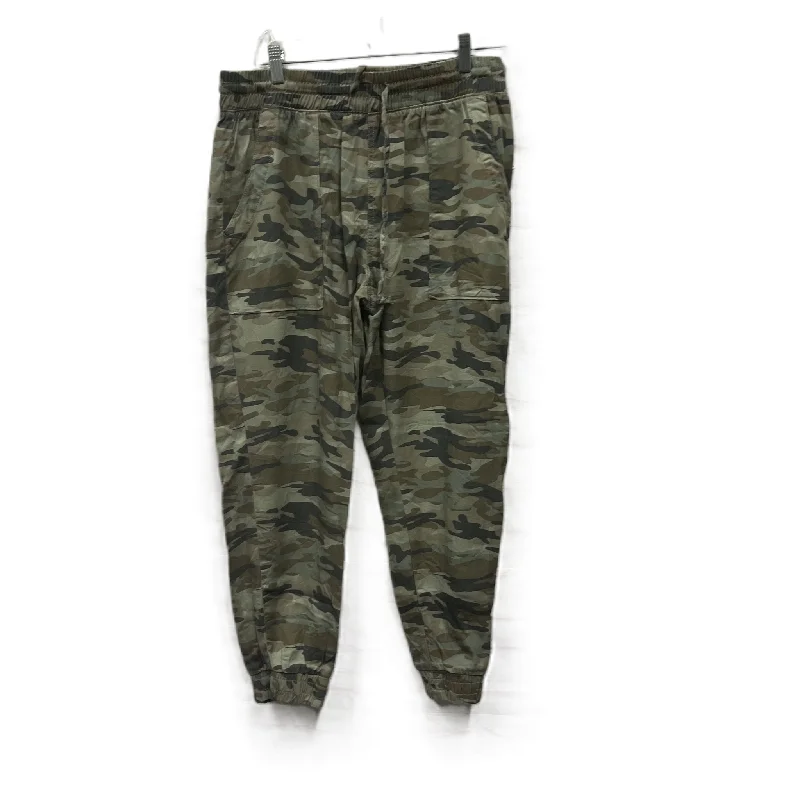 women's retro pantsPants Joggers By Gap In Camouflage Print, Size: M