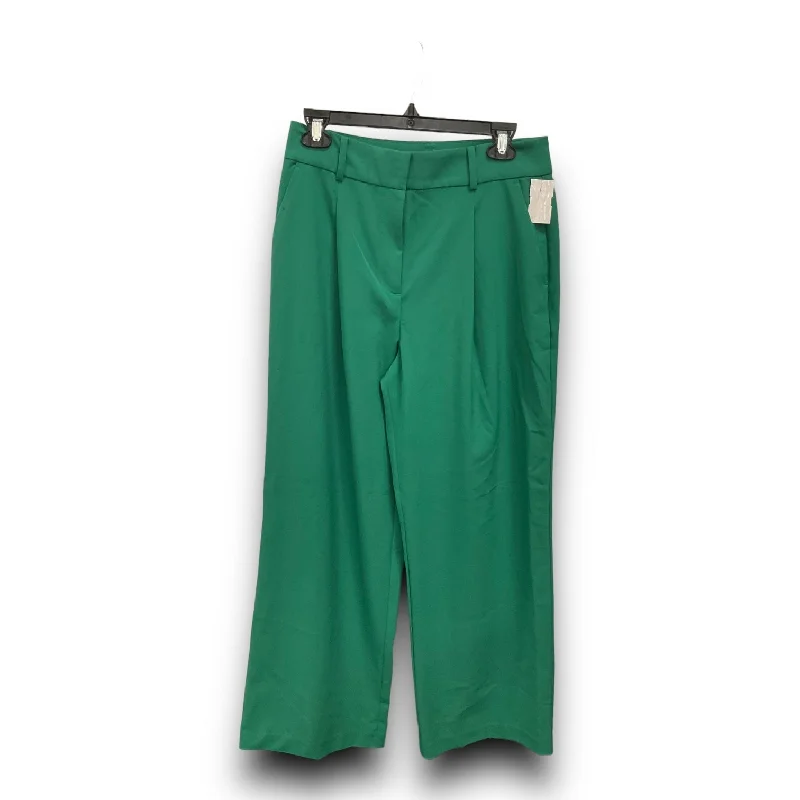 women's cropped pantsPants Wide Leg By Loft In Green, Size: 4